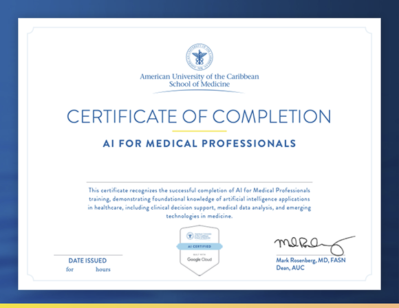 Certificate of Completion